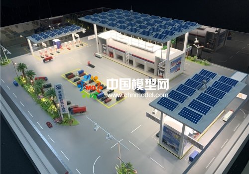 充氣站模型，充電站模型，能源站模型