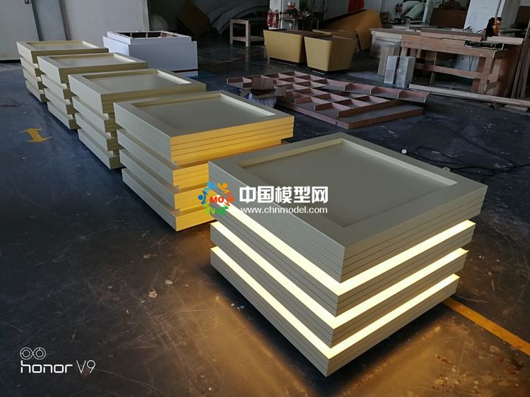 高檔樓盤模型底座，售樓部沙盤展臺（收藏）