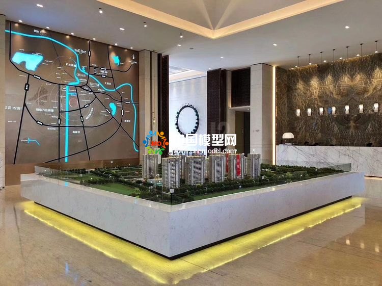 高檔樓盤模型底座，售樓部沙盤展臺（收藏）