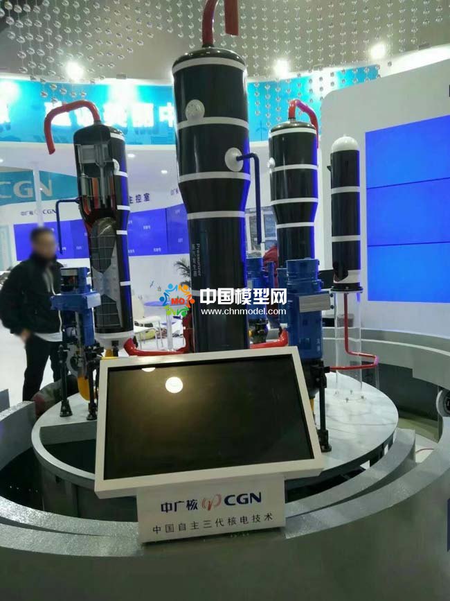 中國自主三代核電技術(shù)模型，突破核電裝備的自主化