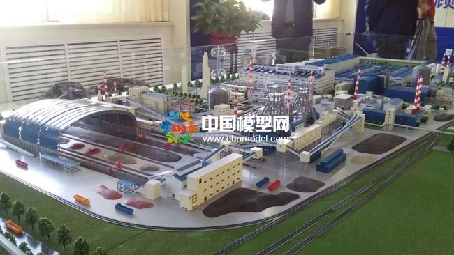 巨能特鋼廠區(qū)沙盤模型，新工藝新技術新材料新裝備實驗基地