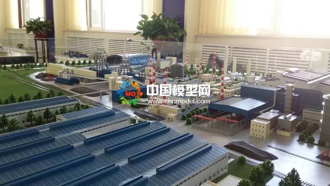 巨能特鋼廠區(qū)沙盤模型，新工藝新技術新材料新裝備實驗基地