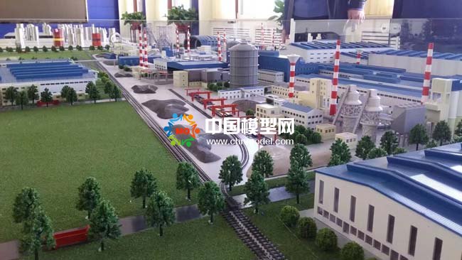 巨能特鋼廠區(qū)沙盤模型，新工藝新技術新材料新裝備實驗基地