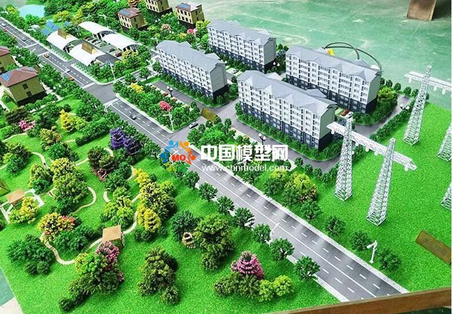 光伏電站應(yīng)用場景沙盤模型，太陽能光伏屋頂發(fā)電沙盤模型