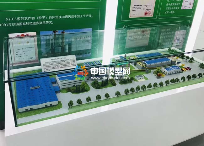 規(guī)?；衩追N子加工中心沙盤模型