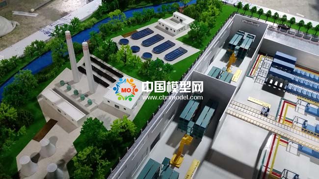 工業(yè)機(jī)械環(huán)保設(shè)備沙盤(pán)模型