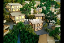 鄉(xiāng)伴攬樹山房建筑模型，展示沙盤模型
