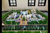 安康中學新、老校區(qū)建設沙盤模型建成