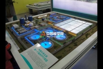 中國水務海外EPC項目沙盤模型，水處理沙盤模型