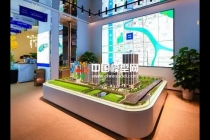 售樓部正常使用三類沙盤模型，建筑區(qū)域和戶型