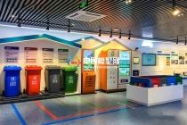 垃圾分類處理沙盤模型，垃圾分類展示教育沙盤模型